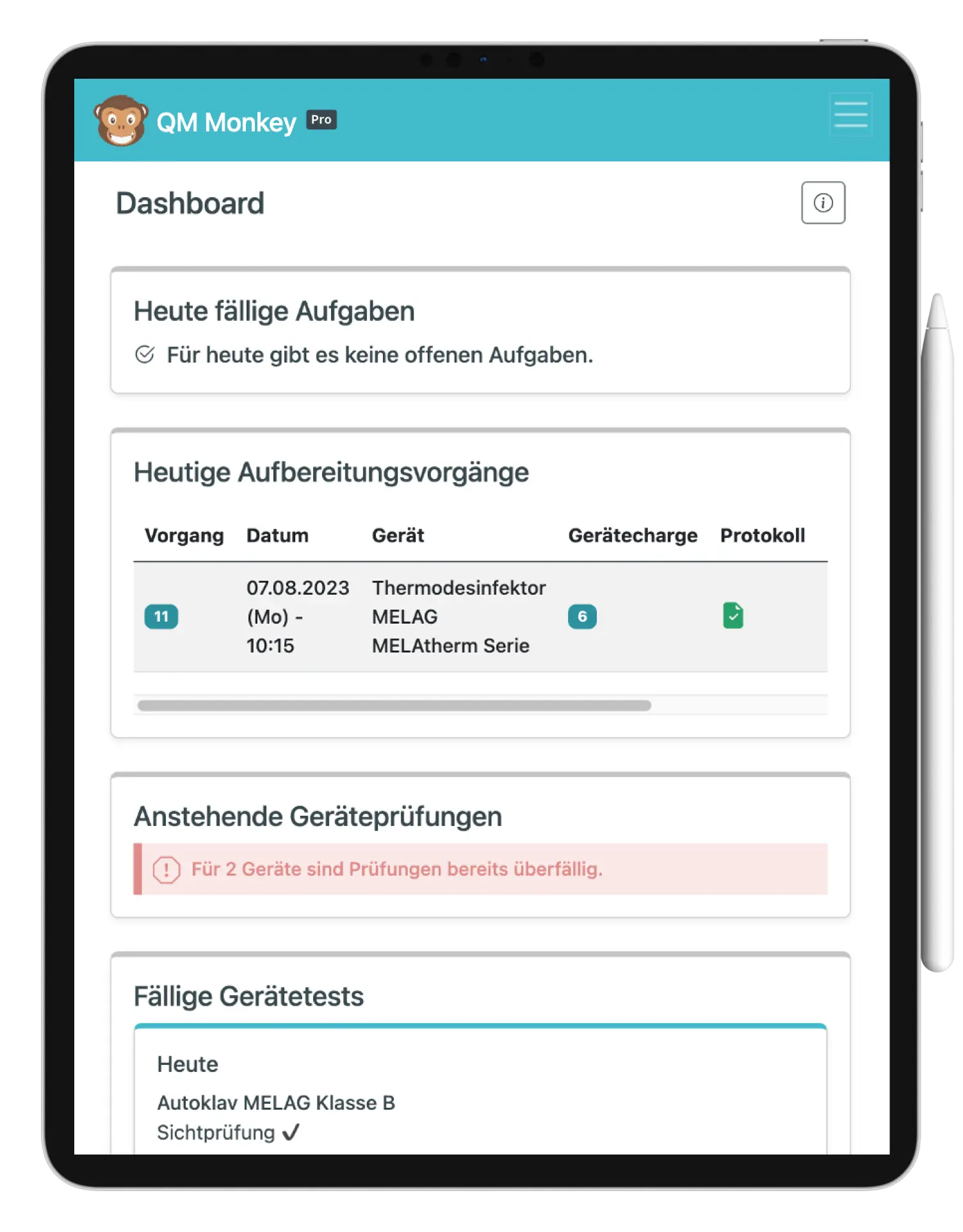 Qualitätsmanagement Software für Arztpraxen und kleine Unternehmen