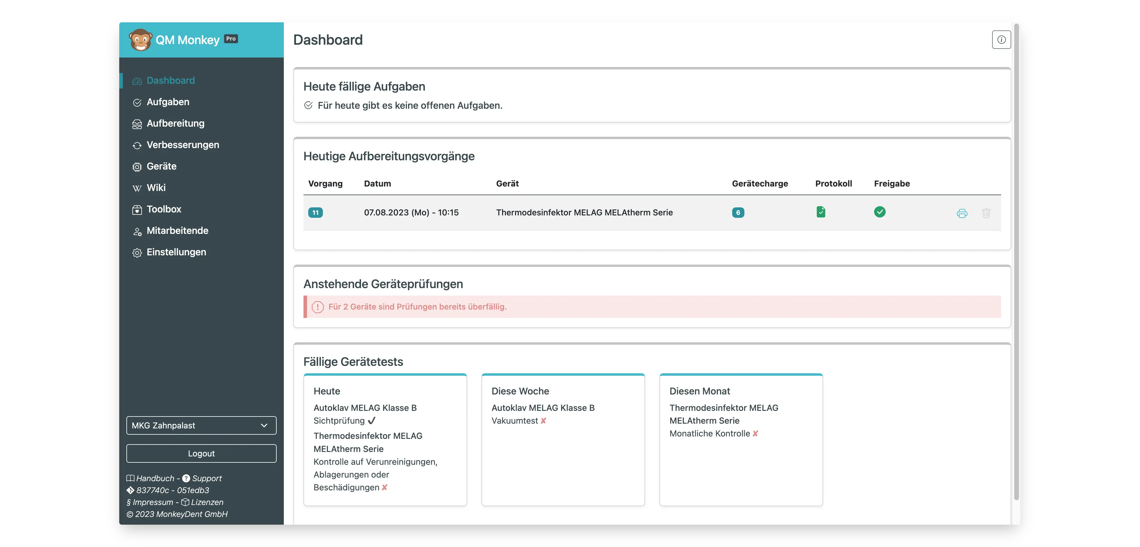 Qualitätsmanagement Software für Arztpraxen und kleine Unternehmen