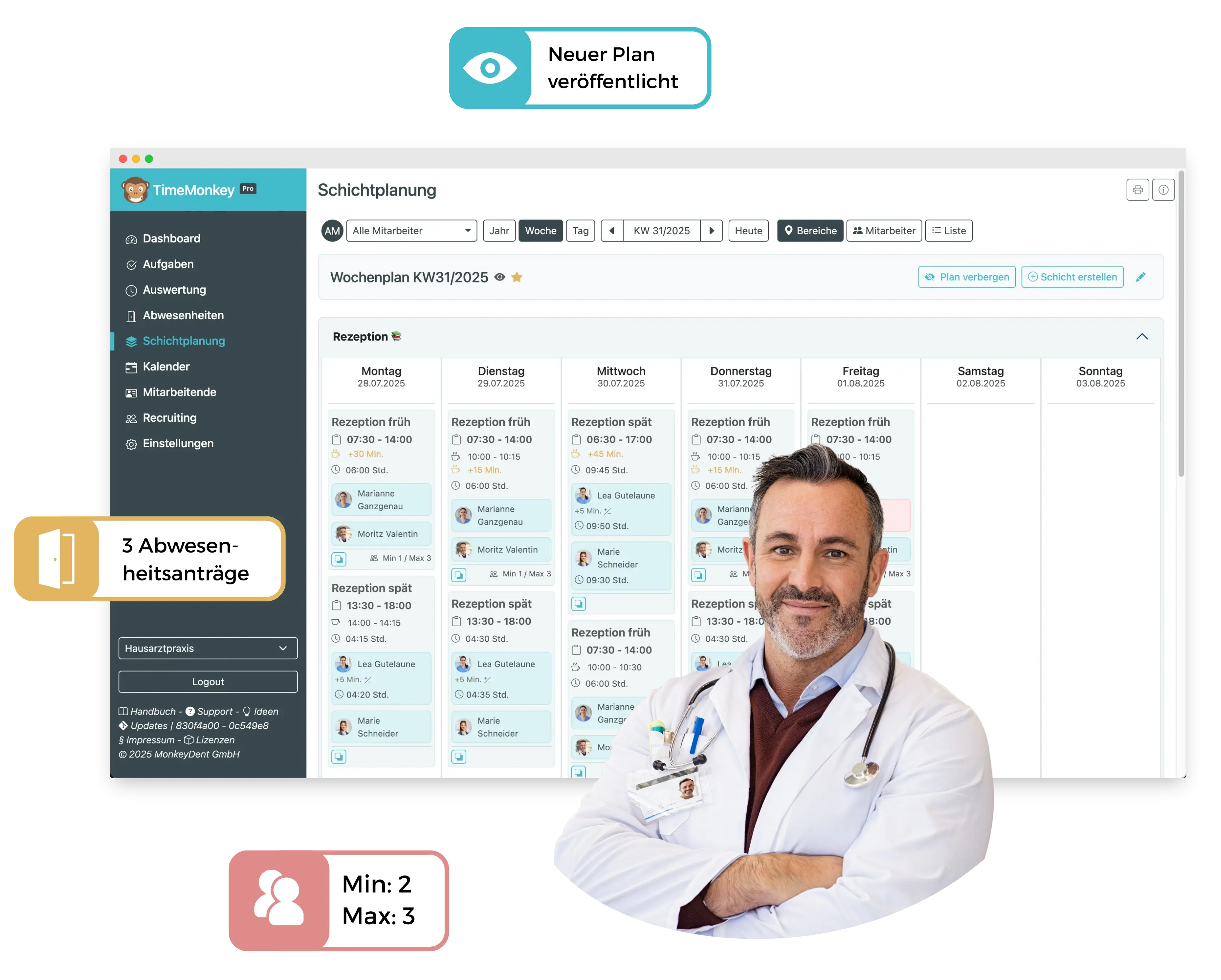TimeMonkey Schichtplansoftware